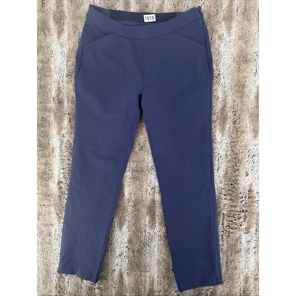 Peter Millar Pants Womens 8 Blue Pull-On Performance Golf Stretch Nylon Flex
